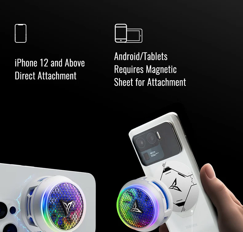 Flydigi B8X RGB Magnetic Phone Cooler - Image 6